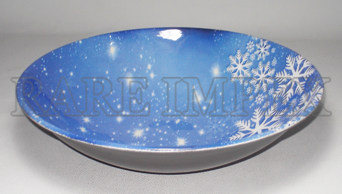 <span style="margin: 0px 0px 5px 0px; font-weight: 600;">RI-17206</span><br />Ceramic Finish Metal Bowl