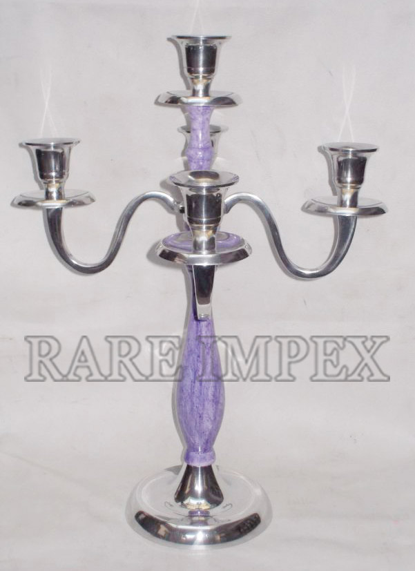 <span style="margin: 0px 0px 5px 0px; font-weight: 600;">RI-AL-15419</span><br />Aluminium Candle Bra