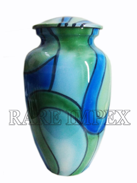 <span style="margin: 0px 0px 5px 0px; font-weight: 600;">RI-AL-9900</span><br />Abstract Aluminium Urn