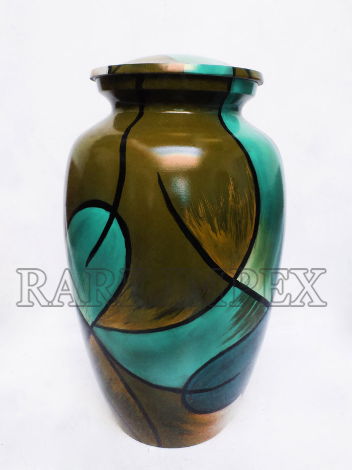 <span style="margin: 0px 0px 5px 0px; font-weight: 600;">RI-AL-9901</span><br />Abstract Aluminium Urn