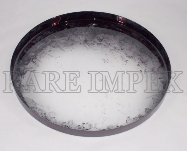 <span style="margin: 0px 0px 5px 0px; font-weight: 600;">RI-IR-15576-B</span><br />Abstract Black Enamel Tray